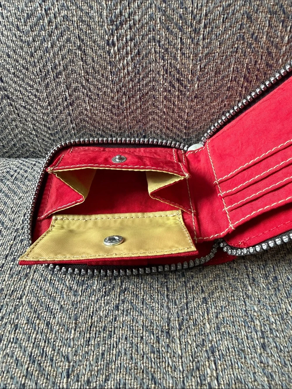 Kipling Red Nylon Wallet - Picture 10 of 12